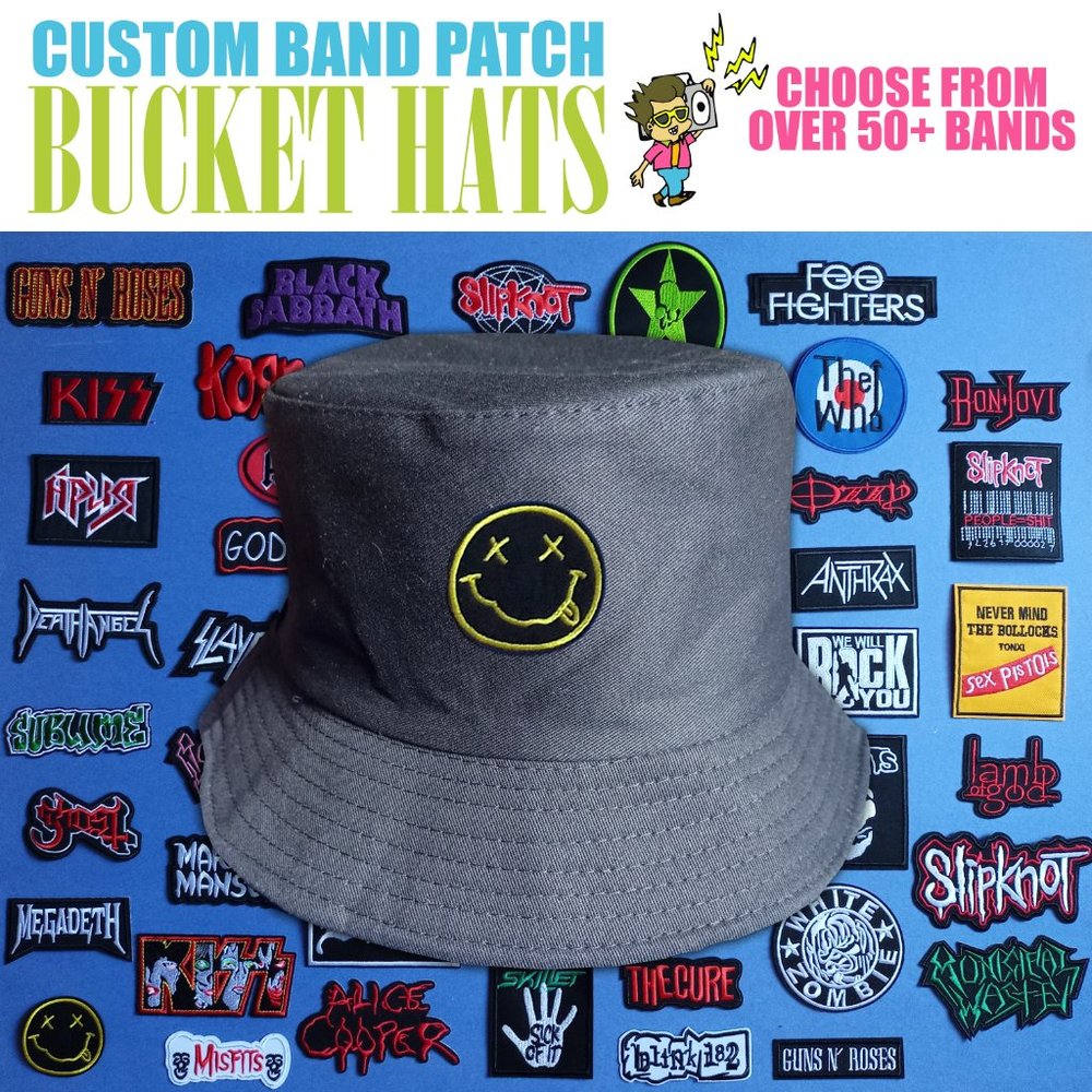 Custom Band Patch Bucket Hats - Picture 3 of 17